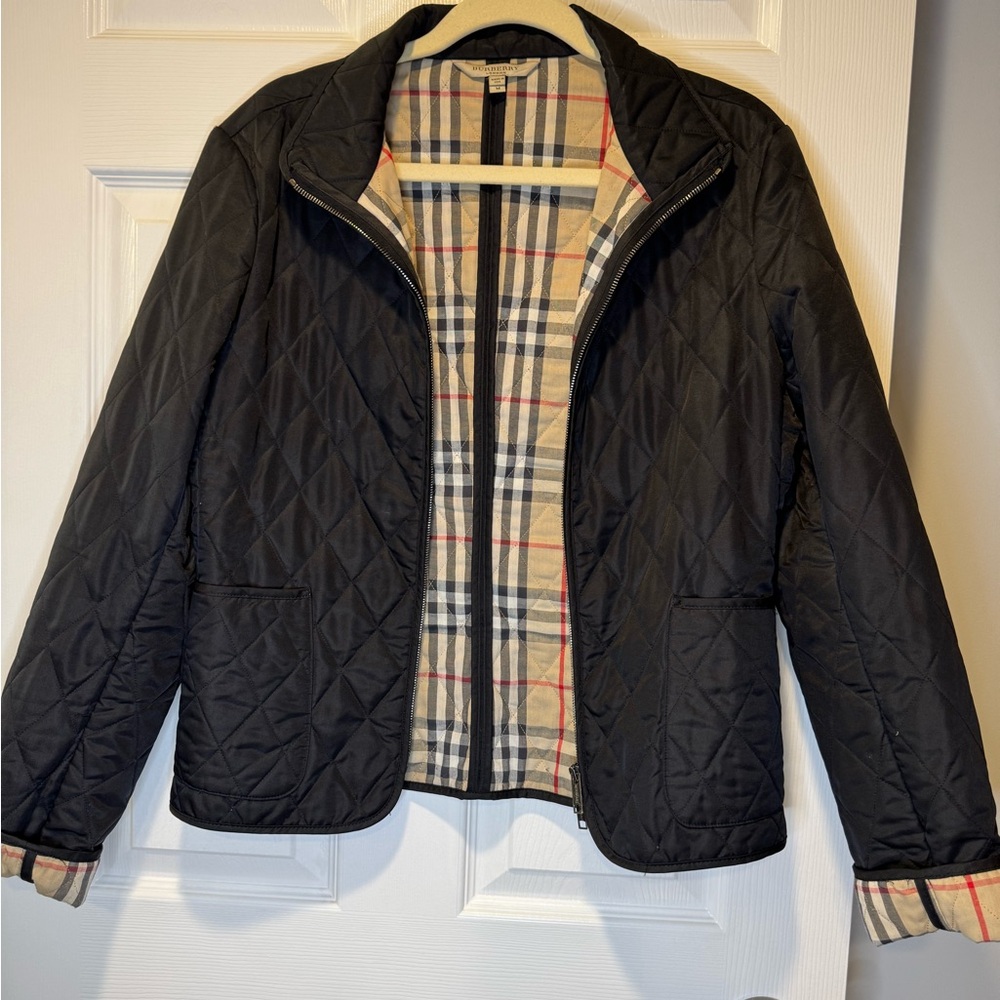 Burberry Black Quilted Jacket